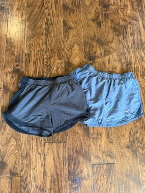 TWO Nike Dri‑Fit Athletic Shorts, women’s medium